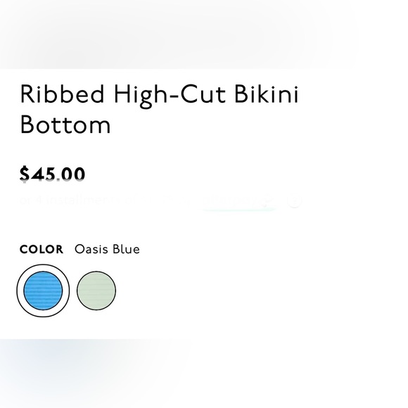 Madewell Ribbed high-cut bikini bottom - Picture 8 of 14